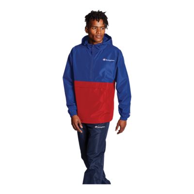 champion jacket mens red