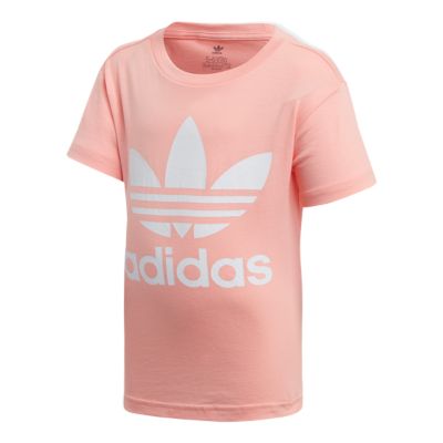 pink adidas logo shirt