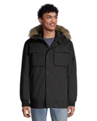 Hooded Down Bomber Jacket