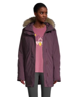 women's mid length insulated jacket