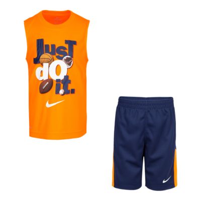 infant nike short set