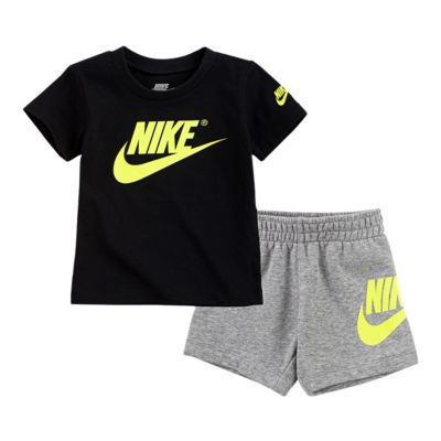 nike matching short set