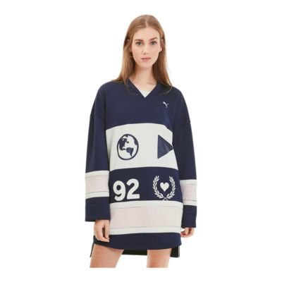 puma logo sweatshirt dress