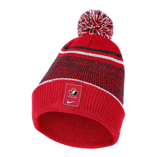 Afirmar desconocido Asentar Team Canada Nike Cuffed Pom Knit Hat, IIHF, Hockey | Sport Chek