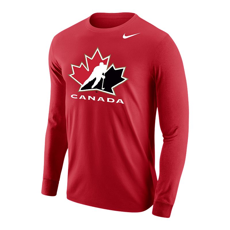 Team Canada Nike Men's Core Cotton Long Sleeve Shirt | Sport Chek