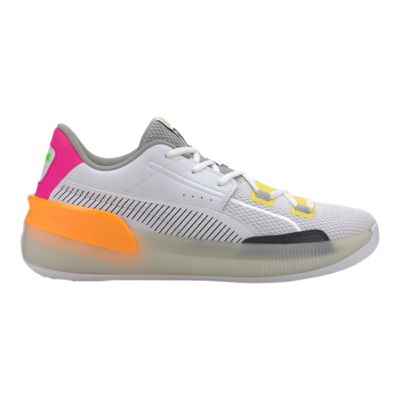 puma orange basketball shoes