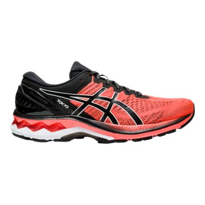 asics mens red running shoes