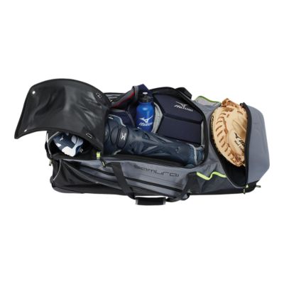 mizuno samurai wheeled catchers bag