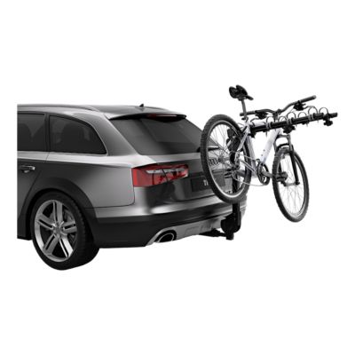thule bike rack stuck in hitch