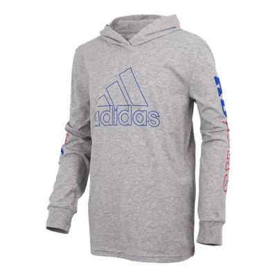 adidas long sleeve hooded t shirt