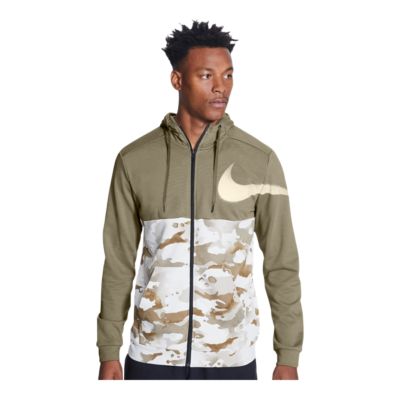 nike men's dry camo fleece hoodie