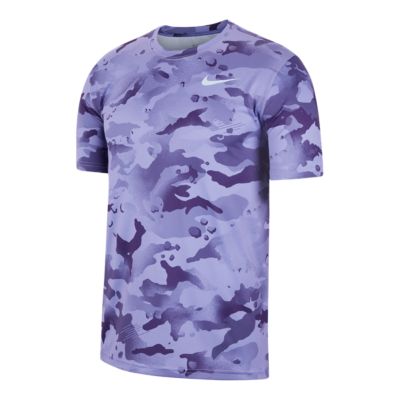 purple camo shirt nike
