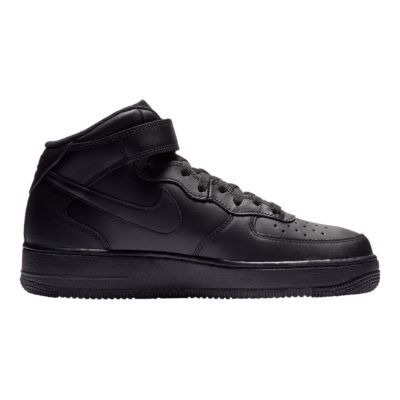 mens all black air force ones