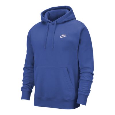 mens nike hoodie blue