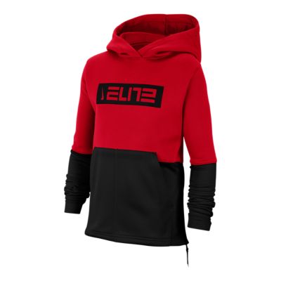 nike red hoodie boys