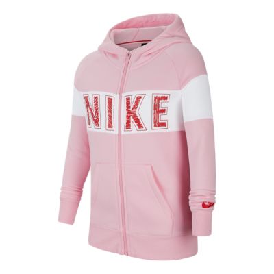 nike girls zip hoodie