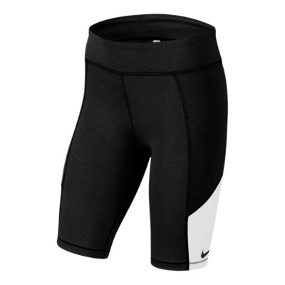 black nike biker shorts