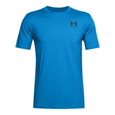 under armour charged cotton left chest men's logo tee