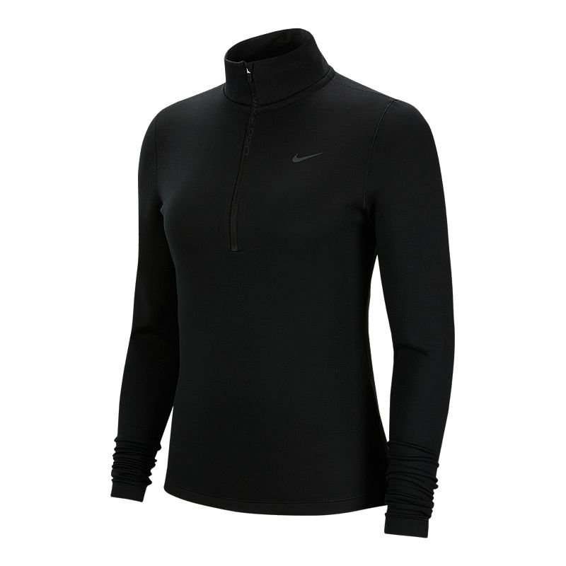 Nike Pro Women's Therma Warm 1/2 Zip Long Sleeve Shirt | Sport Chek
