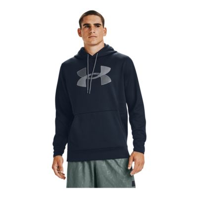 under armour big logo hoodie