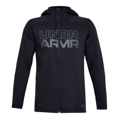 under armour men's baseline full zip hoodie