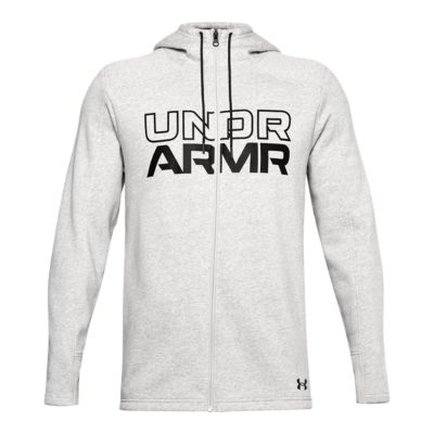 under armour men's baseline full zip hoodie