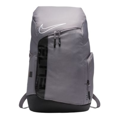 nike hoops elite backpack black and white