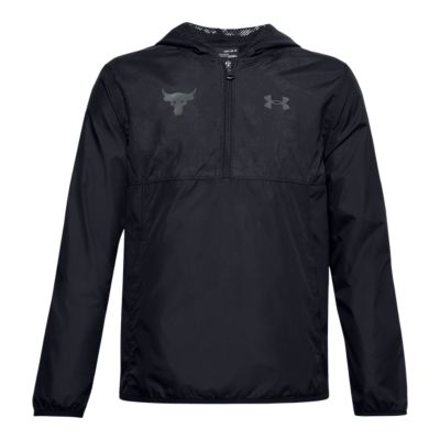 black under armour windbreaker