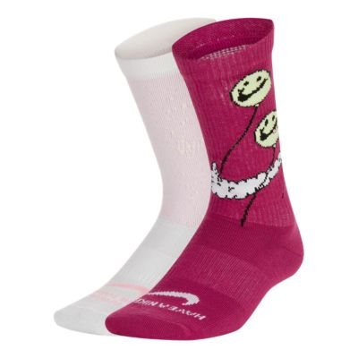 girls nike crew socks