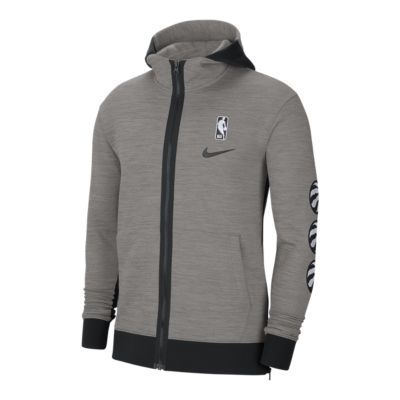 toronto raptors nike therma flex showtime hd full zip hoodie