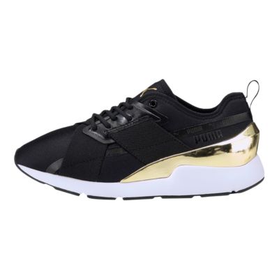 puma muse black gold