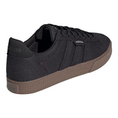 adidas black gum shoes