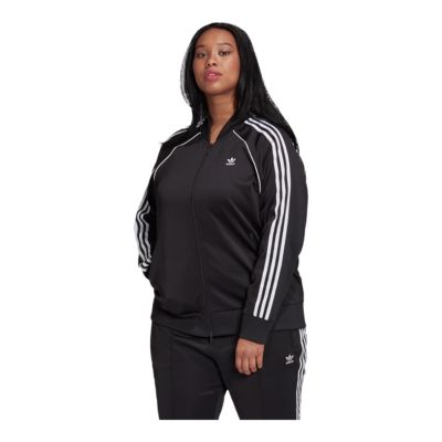 womens adidas jacket black and white