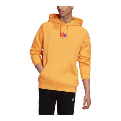 mens orange adidas hoodie