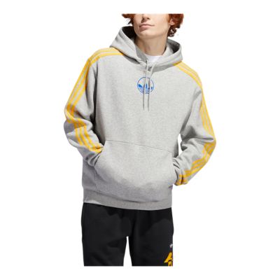 3-Stripe Circle Pullover Hoodie 