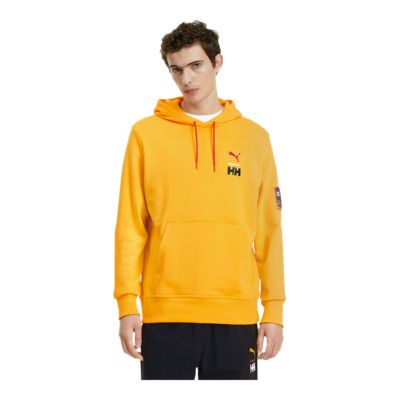 orange puma hoodie