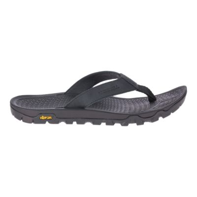 merrell leather flip flops