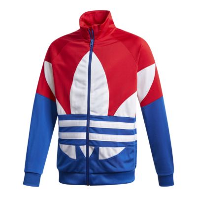 adidas trefoil jacket collegiate royal