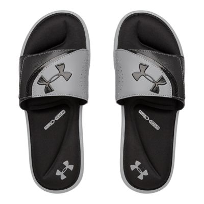 under armour black sandals