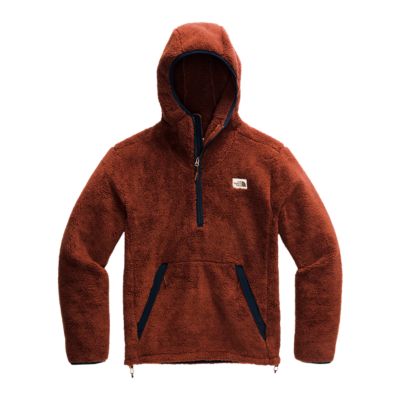 north face fleece hooded jacket men's
