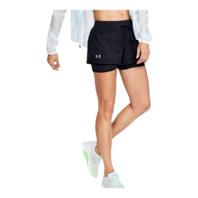 2 in 1 gym shorts women's