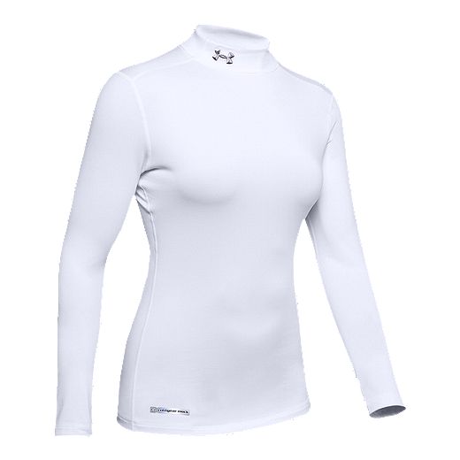 Under Armour Women's ColdGear© Authentic Mock Long Sleeve Shirt | Sport Chek
