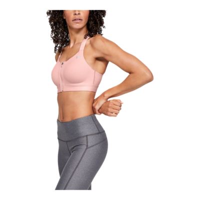 under armour women's armour eclipse high impact zip sports bra