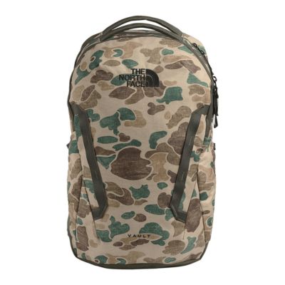 army green north face backpack