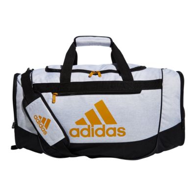 white adidas duffle bag