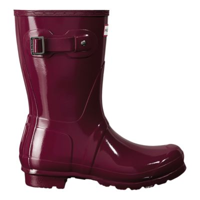 hunter women's original short gloss rain boots