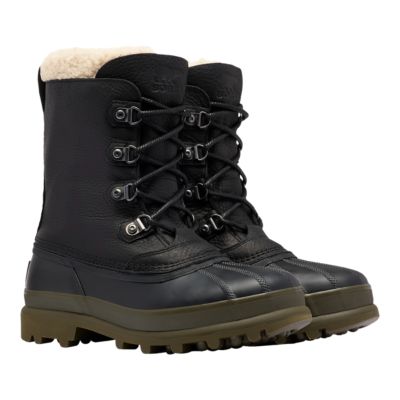 sorel men's caribou waterproof winter boots