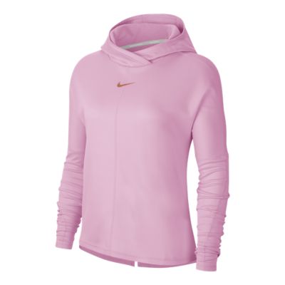 pink nike long sleeve shirt