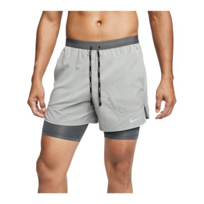 mens nike 2 in 1 running shorts