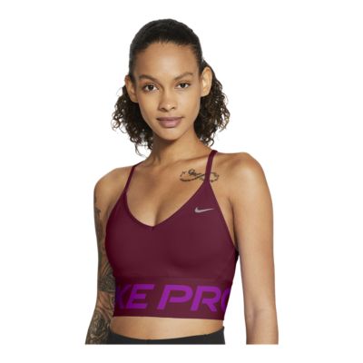 nike pro indy padded sports bra